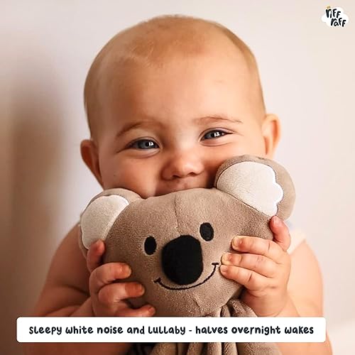 Riff Raff Bunny Sleep-Soother Unique Lullaby, Heartbeat & White Noise Plush, Washable, Portable, Perfect Sleep Aid - Jamouz