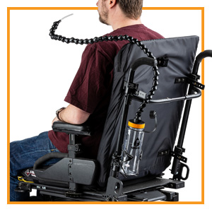 Giraffe Bottle on Wheelchair