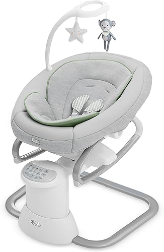 Graco Soothe My Way with Removable Rocker, Madden - Versatile Baby Swing & Portable Rocker - Jamouz