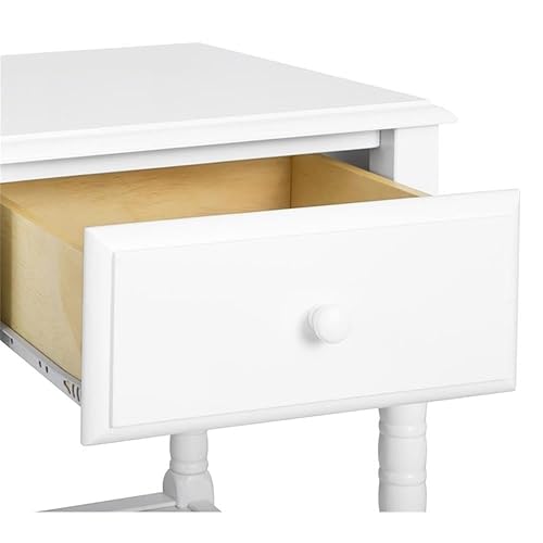 Davinci Jenny Lind Spindle 3-Drawer Dresser in White - Jamouz