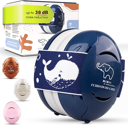 Schallwerk ® Mini+ Baby Ear Muffs – Noise Protection for Babies, Infants, Toddlers – CE & ANSI Certified Headphones - Jamouz