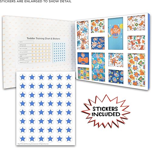 Blippi Boys Exclusive 12-Days Advent Box of Surprise Underwear Pack Makes Potty Training Fun with Stickers, 2/3t, 4t and 5t - Jamouz