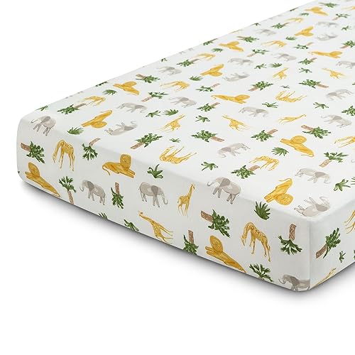 Delta Children 100% Cotton Flannel Baby Receiving Blankets for Girls and Boys – 30x30 Inches (Pack of 2), Safari Friends - Jamouz