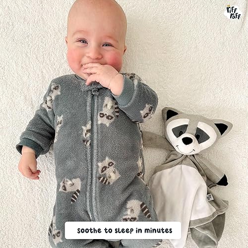 Riff Raff Bunny Sleep-Soother Unique Lullaby, Heartbeat & White Noise Plush, Washable, Portable, Perfect Sleep Aid - Jamouz