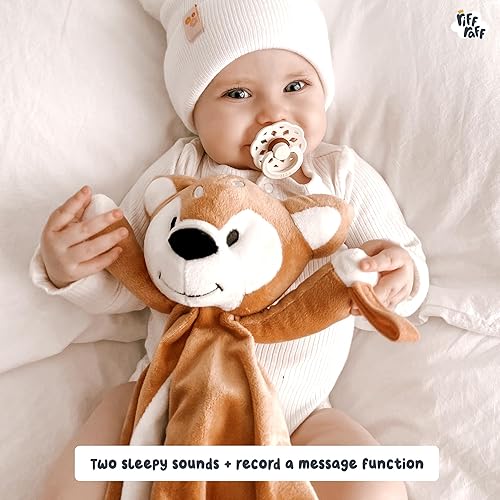 Riff Raff Bunny Sleep-Soother Unique Lullaby, Heartbeat & White Noise Plush, Washable, Portable, Perfect Sleep Aid - Jamouz