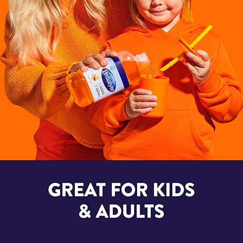 Pedialyte Electrolyte Solution, Unflavored, Hydration Drink, 33.8 Fl Oz. (Pack of 4) - Jamouz