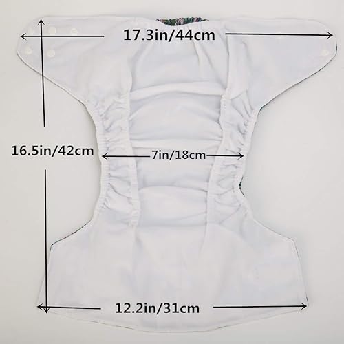 2 to 7 Years Old Junior Big Cloth Diaper Pocket Reusable Baby Kids Toddler (Be Brave) - Jamouz