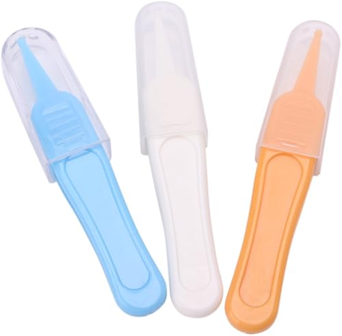 Baby Care Ear Nose Navel Cleaning Tweezers Safety Forceps Plastic Cleaner Clip - Jamouz