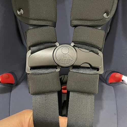 Universal Child Car Seat Chest Harness Clip Universal Safer Belt Clip Buckle Lock Stroller Chest Clip Adjustable Guard for Baby and Kids (Black) - Jamouz