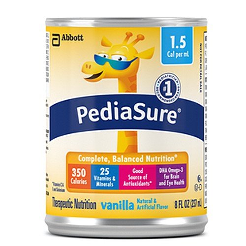Pediasure 1.5 Cal Vanilla 24/8 Fluid Ounce Cans - 1 Case Of 24 - Jamouz
