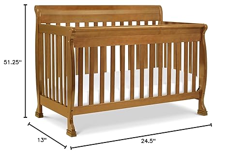 DaVinci Kalani 4-in-1 Convertible Crib in White, Greenguard Gold Certified - Jamouz
