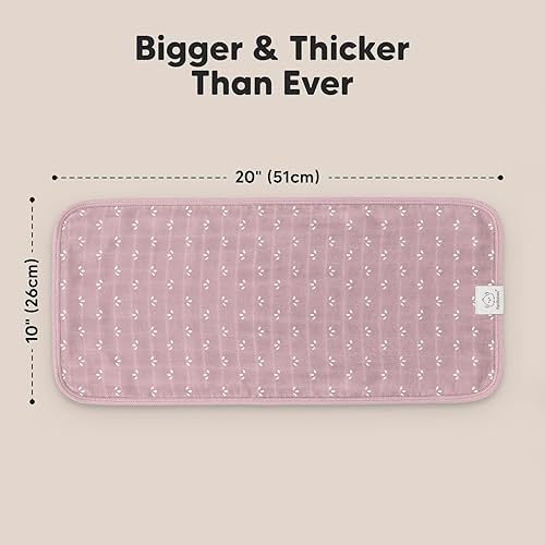 5-Pack Muslin Burp Cloths for Baby Boys, Girls - Baby Burp Cloths Neutral, Soft and Absorbent Burp Clothes, Burping Cloths for Babies, Burp Rags, Baby Girl & Boy Burp Cloth, Baby Essentials (Corals) - Jamouz