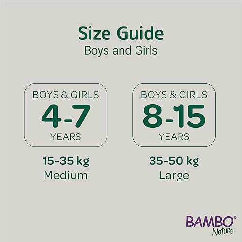 Bambo Nature Premium Dreamy Night Pants, Pull Up Pants, Eco-Labeled Night Time Diapers, Secure, Comfortable, Skin Friendly : Children Aged 4-7 Years, 10 Count - Jamouz