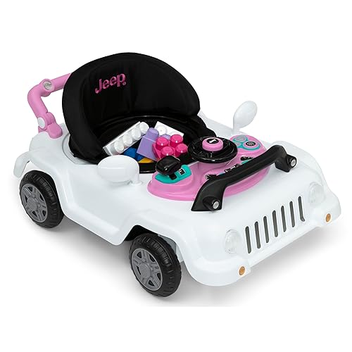 Jeep Classic Wrangler 3-in-1 Grow with Me Walker by Delta Children, Red - Jamouz