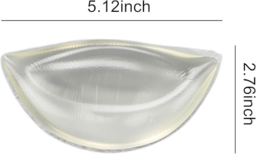Clear Silicone Bra Inserts - Triangle Gel Breast Inserts Enhancers Waterproof Push Up Pads Bra for Bikini Swimsuit - Jamouz