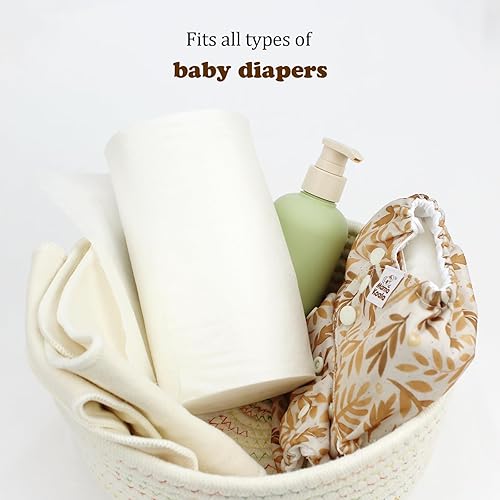 Mama Koala Disposable Natural Diaper Liners for Cloth Diapers, 200 Sheets (2 Pack) - Jamouz