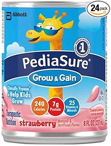 PediaSure Strawberry 51880 8oz Cans - 1/Case of 24 - Jamouz