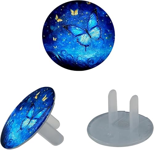 12 PCS Baby Child Proofing Outlet Covers, Electrical Safety Socket Protection Caps for 2-Prong Power Wall Plate Pure Black, czbhg-001 - Jamouz