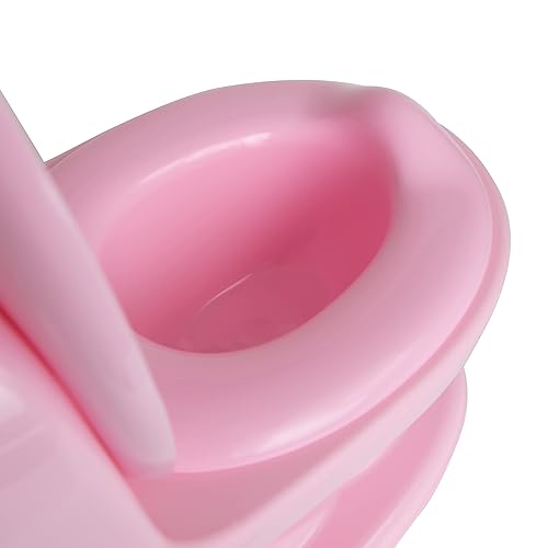 Nuby My Real Potty Training Toilet with Life-Like Flush Button and Sound - 18+ Months - White - Jamouz