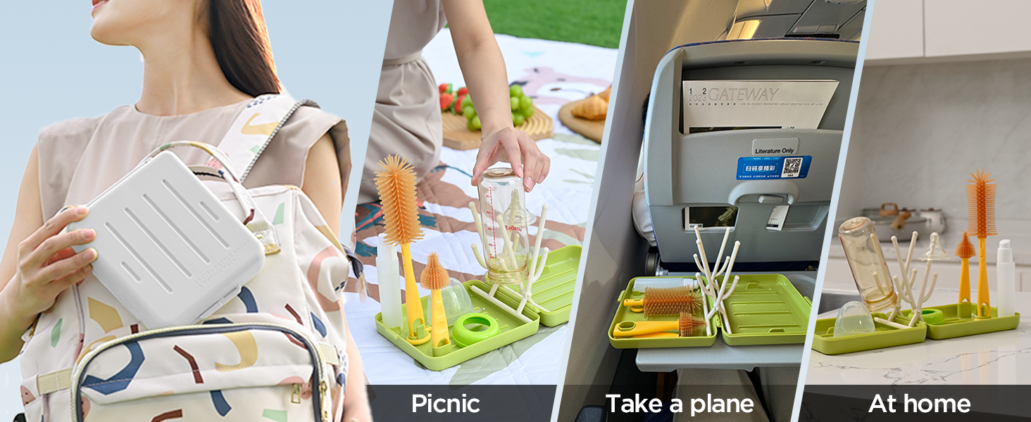 portable baby bottle brush