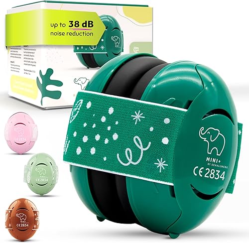 Schallwerk ® Mini+ Baby Ear Muffs – Noise Protection for Babies, Infants, Toddlers – CE & ANSI Certified Headphones - Jamouz