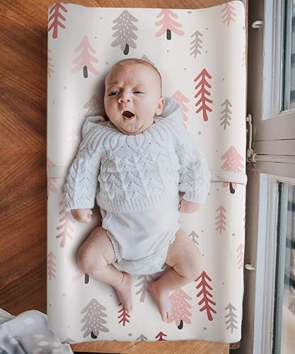 Stretchy Changing Pad Covers for Boys Girls,2 Pack Jersey Knit,Elephant & Whale - Jamouz