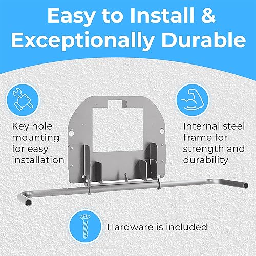 Koala Kare Surface-Mounted Horizontal Baby Changing Station with Stainless Steel Veneer, Model KB300-01SS (Grey) - Jamouz