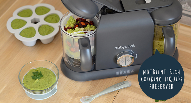 Consistency customized to child's age & stage