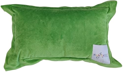 The Nap Fairy Pillow, Childrens Pillow with a Pocket, for Nap Time & Bed Time, 10x15, Soft Minky Fabric, Fun Teaching Tool for Kids, Pillow & Sham (Single Pillow, Lime Green) - Jamouz