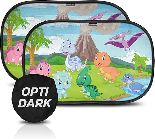 Car Window Shade for Baby with Certified UV-Protection 2 Pack - 20'x12' - Jamouz