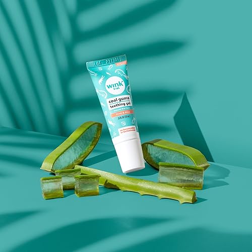 Wink Well Baby Teething Relief for Infants and Kids, Cooling, Soothing Natural Gel for Sore Gums and Other Teething Discomfort, May Be Used As A Toddler Training Toothpaste (15 ml) - Jamouz