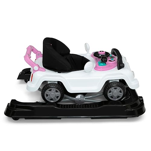 Jeep Classic Wrangler 3-in-1 Grow with Me Walker by Delta Children, Red - Jamouz