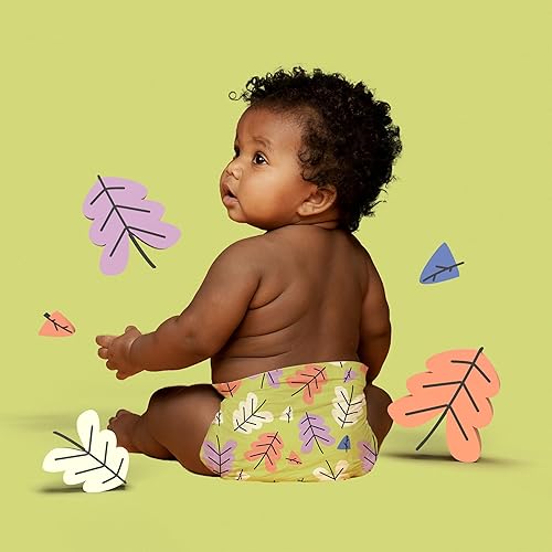 Hello Bello Premium Diapers Size 4, Honeysuckle Designs, 58ct Club Box, Hypoallergenic and Extra Absorbent - Jamouz