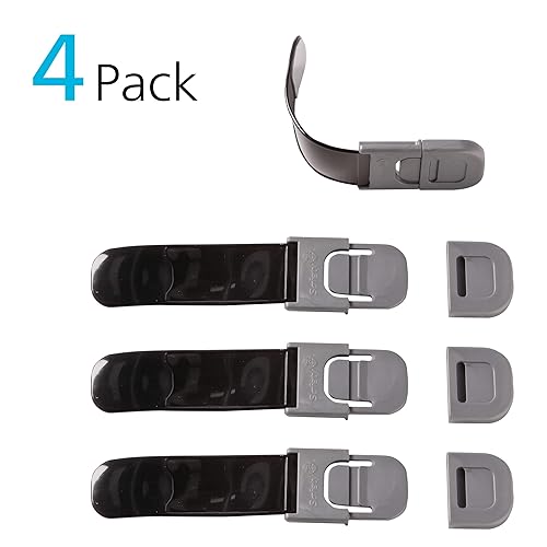 Safety 1st SS Multi-Purpose Appliance Lock, 4PK, Silver - Jamouz