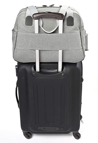 BEABA Geneva Diaper Bag, Multifunction Baby Diaper Bag, Includes Removable Strap for Stroller, Changing Pad, and Insulated Pouch, (Sage) - Jamouz