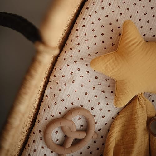 mushie Silicone Baby Teether Toy | Pretzel - Jamouz