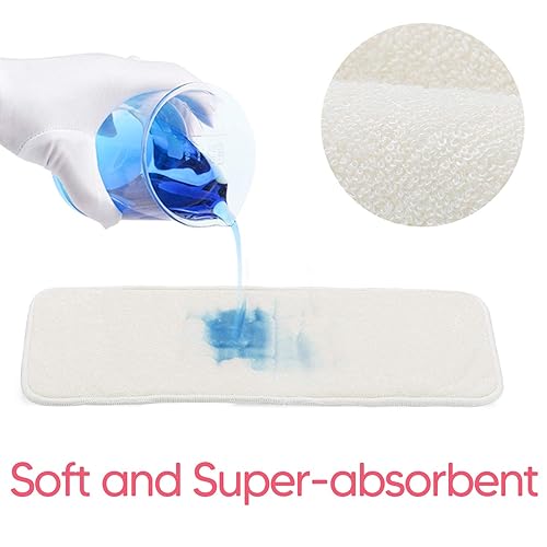 Damero 5-Layer Reusable Diapers Baby Inserts, 12PCS Cloth Diaper Inserts with an Extra Storage Bag - Jamouz