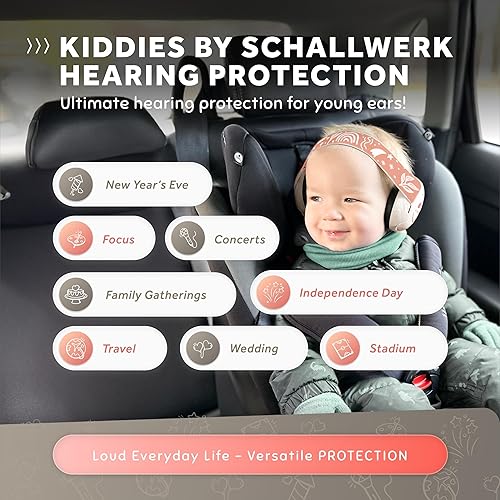 Schallwerk ® Mini+ Baby Ear Muffs – Noise Protection for Babies, Infants, Toddlers – CE & ANSI Certified Headphones - Jamouz