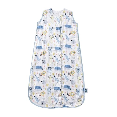 Baby Sleep Sack 2-4 T Baby Wearable Blanket 100% Organic Cotton 0.5 TOG Toddler Sleeping Sack 2- Way Zipper Soft Lightweight X-Large Pup - Jamouz