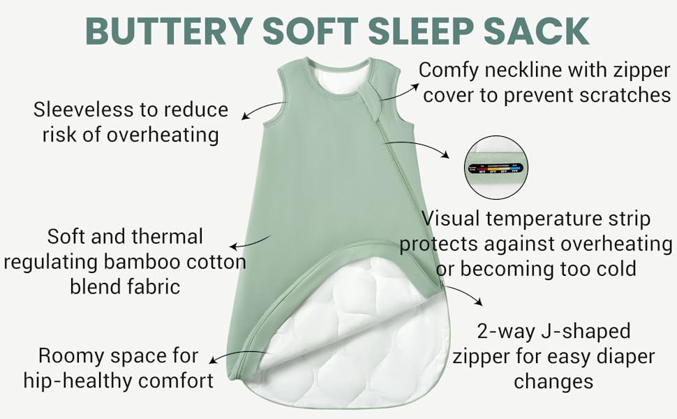 bamboo sleep sack Baby Newborn Sleep Sack 0-3 Months 3-6 Months weighted sleep sack baby