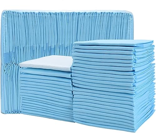 Timoo 100 PCS Disposable Changing Pad Leak-Proof Underpad Bed Table Protector Mat, Soft Non-Woven Fabric, 17 Inches x 13 Inches - Jamouz