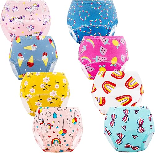 Baby Potty Training Underwear, Cotton Toddler Training Pants for Boys and Girls 2-3 T, 10 Pack, S, Red - Jamouz