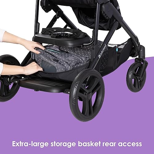 Baby Trend Morph Single to Double Modular Stroller, Dash Black - Jamouz