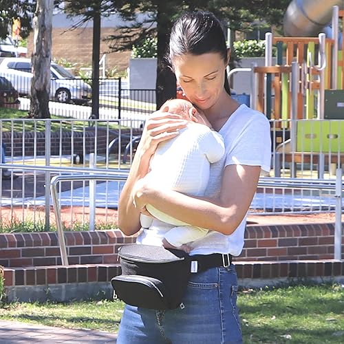 Suessie Fanny Pack Diaper Bag - with Baby Changing Pad & Waterproof Wipes Pocket - Stroller Organizer - Jamouz