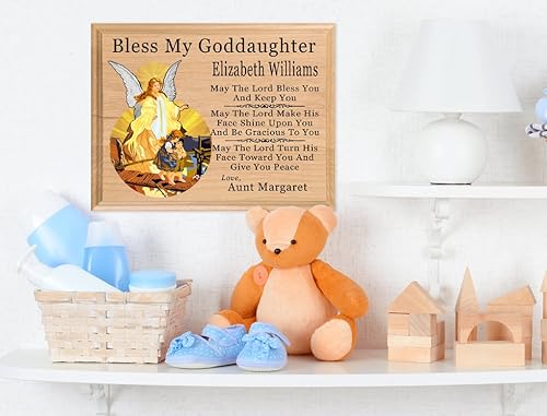 Baptism Gift Blessing Personalized Christening Gifts - for Boys Baby Girls Babies Made in USA (My Baptism) - Jamouz