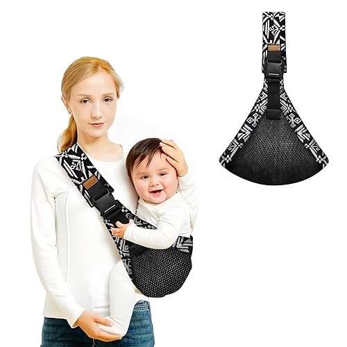 Baby Sling,Baby Sling Carrier,Toddler Carrier,Carrier for 10-30lbs,Lightweight and Non-Slip Hip Seat(Black) - Jamouz