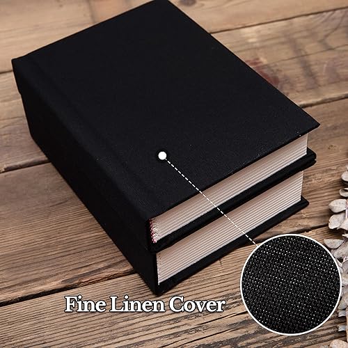 Small 4x6 Photo Album with Writing Space Holds 30 Photos Ideal for Wedding Theme-Album and Baby Photo Album (Beige) - Jamouz