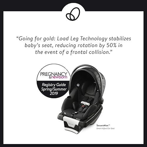 Evenflo Gold SecureMax Infant Car Seat Base, Includes SafeZone Load Leg, Stabilizes Car Seat and Reduces Crash Forces by 50%, Lightweight and Sturdy, Fits Evenflo Gold SecureMax Infant Car Seat - Jamouz