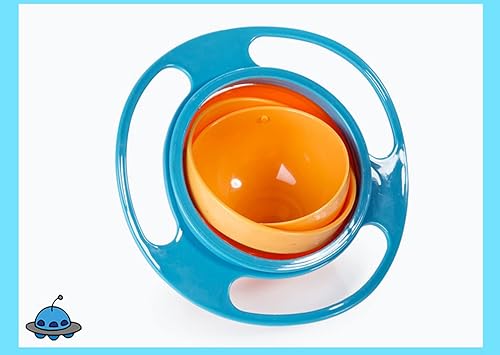 360 Spill Resistant Gyro Bowl with Lid… - Jamouz