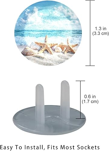 12 PCS Baby Child Proofing Outlet Covers, Electrical Safety Socket Protection Caps for 2-Prong Power Wall Plate Pure Black, czbhg-001 - Jamouz